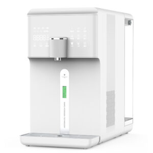 Olansi W19 & W23 hidrogénes RO vízadagolók – pultra helyezhető, hideg–meleg, UV-C sterilizálással