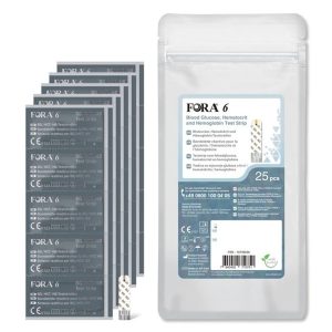 FORA 6 H 3in1 vércukor+hemoglobin+hematokrit tesztcsík - 25 db